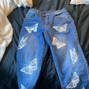 butterfly jeans